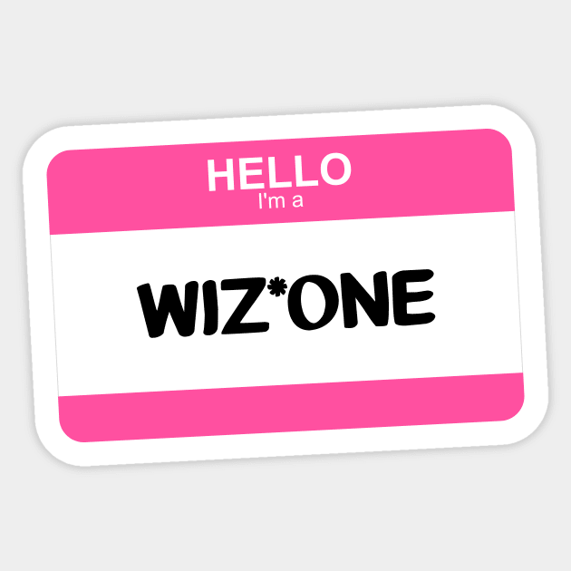 I'm a WIZ*ONE Sticker by Silvercrystal